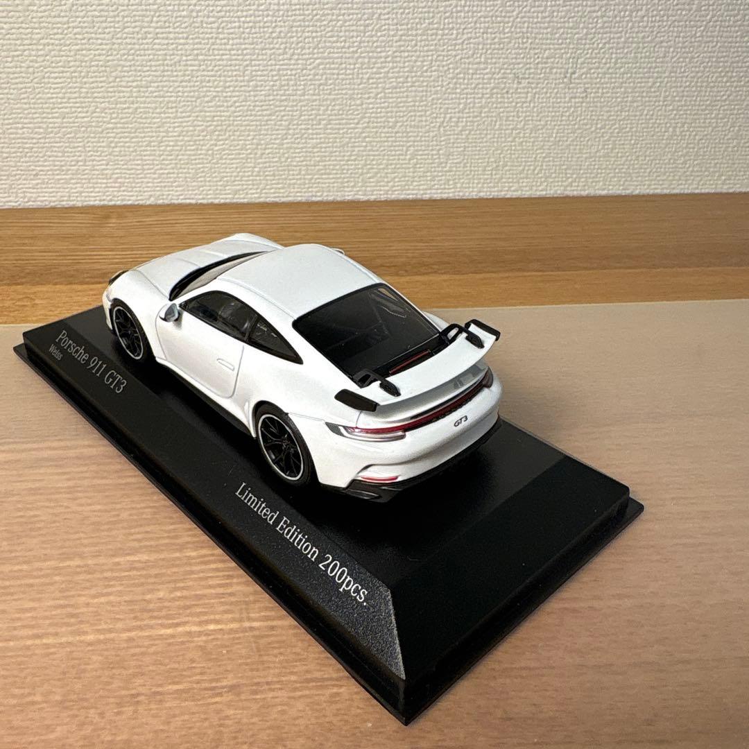 ミニチャンプス ポルシェ 911 GT3 ホワイト 1/43 限定200個