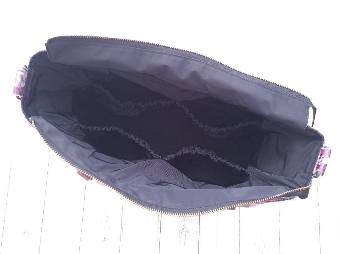 せいらん様　セール　リバティ　ローズ・ザンジー　通勤バッグ　共布ショルダー紐付き