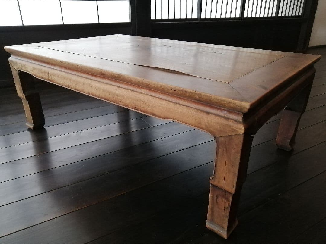 レトロな角ちゃぶ台　91㎝×54㎝×32㎝　アンティーク