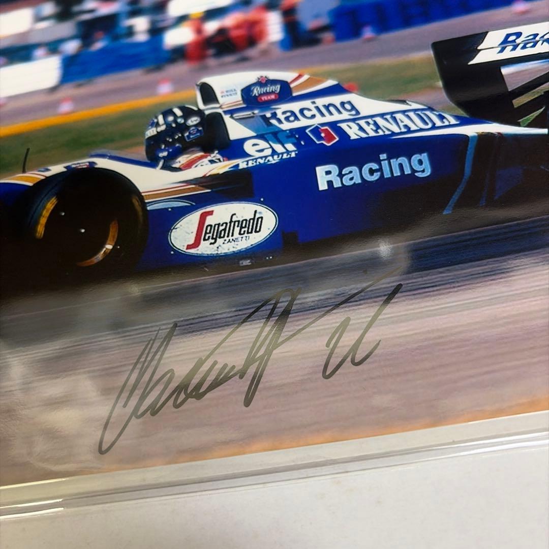 F1 デーモンヒル　ウィリアムズ　直筆サイン入りフォト　証明書付き