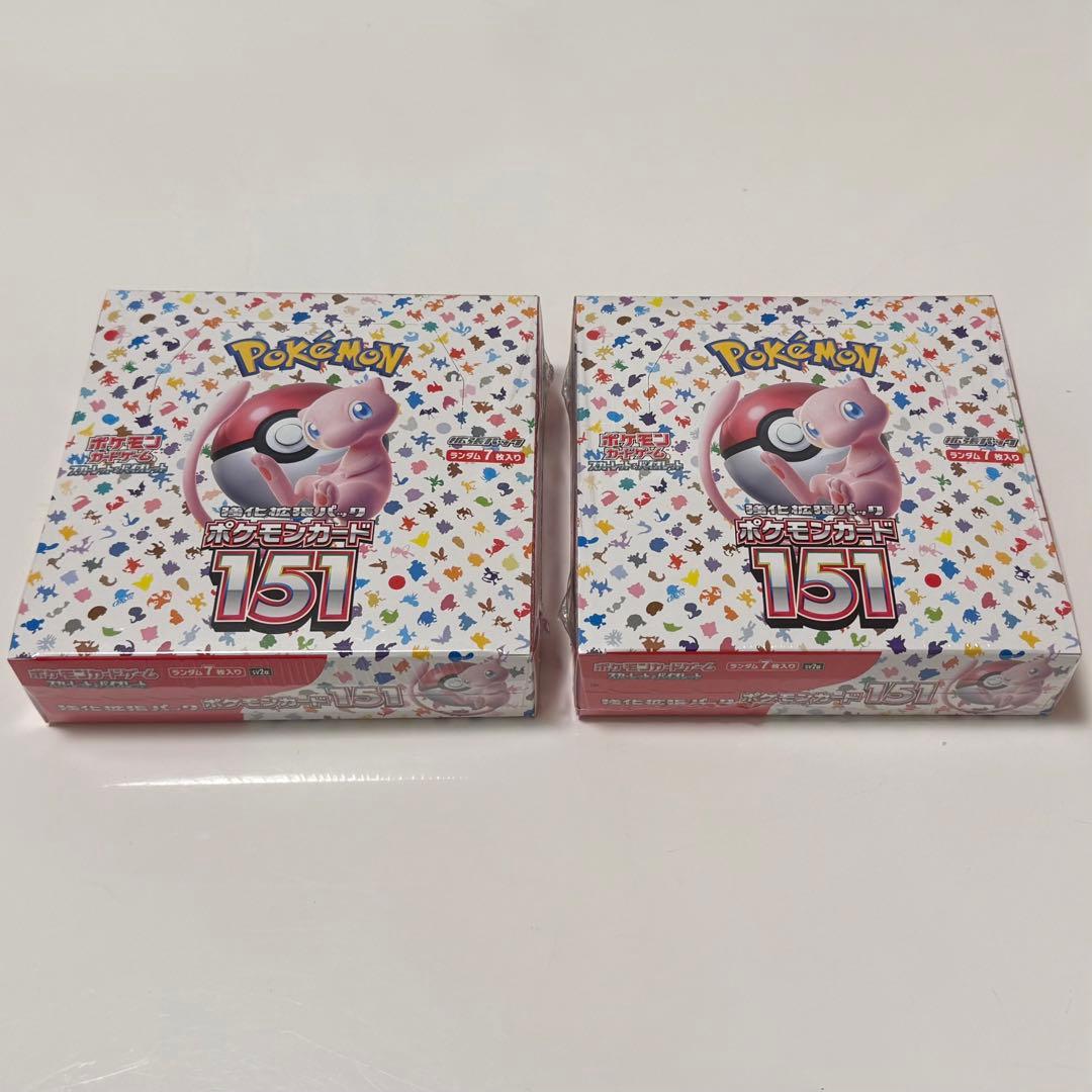 ポケモンカード151 BOX シュリンク付き 2箱セット