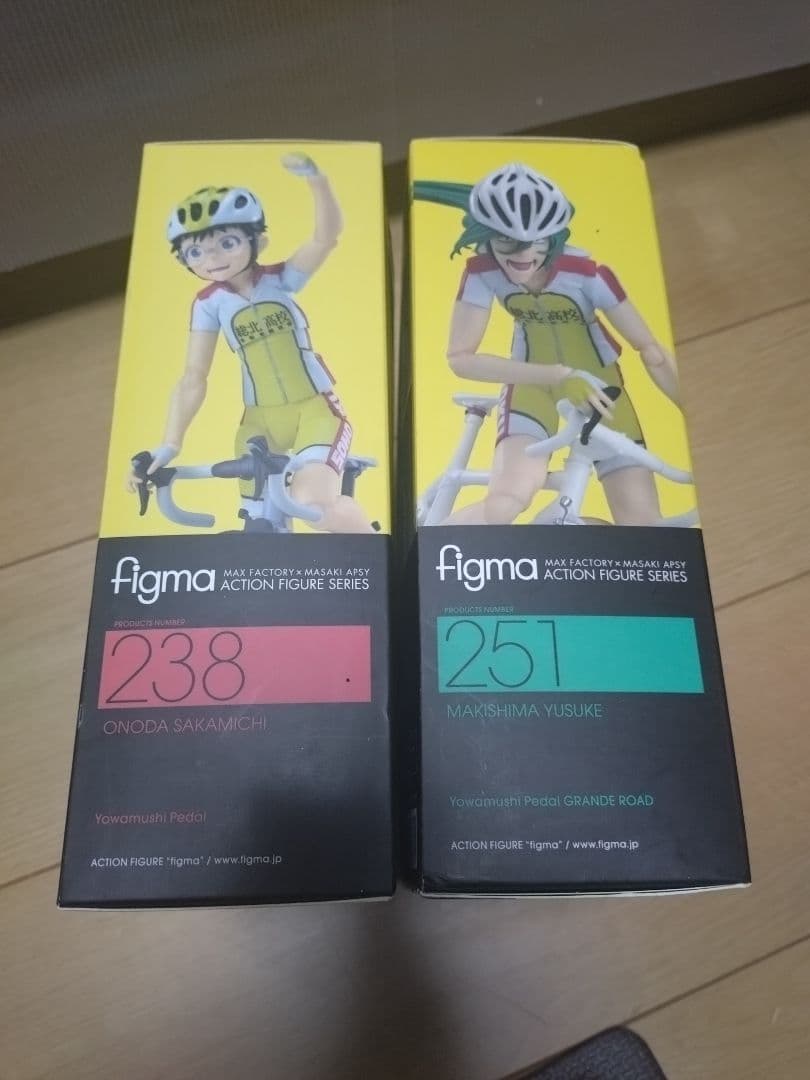 figma 弱虫ペダル 小野田坂道&巻島裕介セット　中古　欠品あり