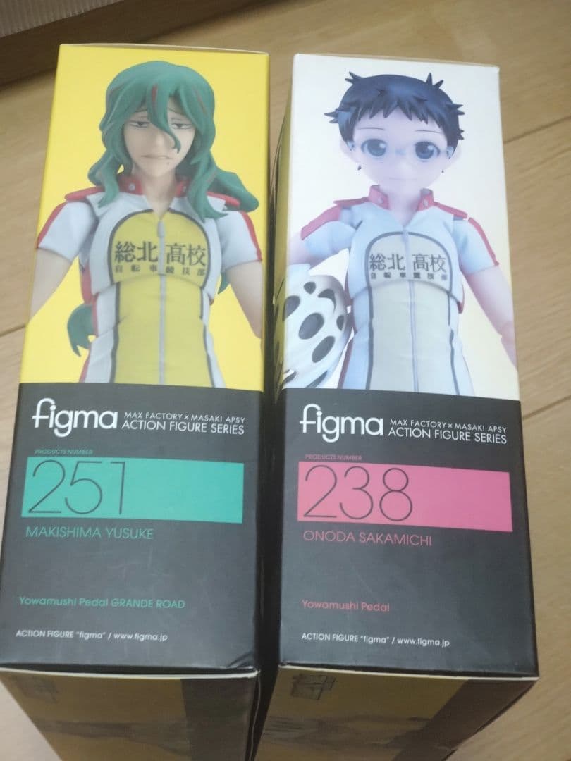 figma 弱虫ペダル 小野田坂道&巻島裕介セット　中古　欠品あり