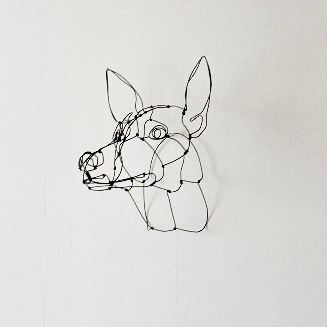 【130】　犬/ワイヤーアート