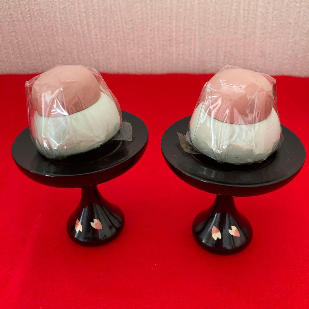 久月　木製　重箱　三宝　高杯　菱餅　　牛車　お駕籠　セット　②