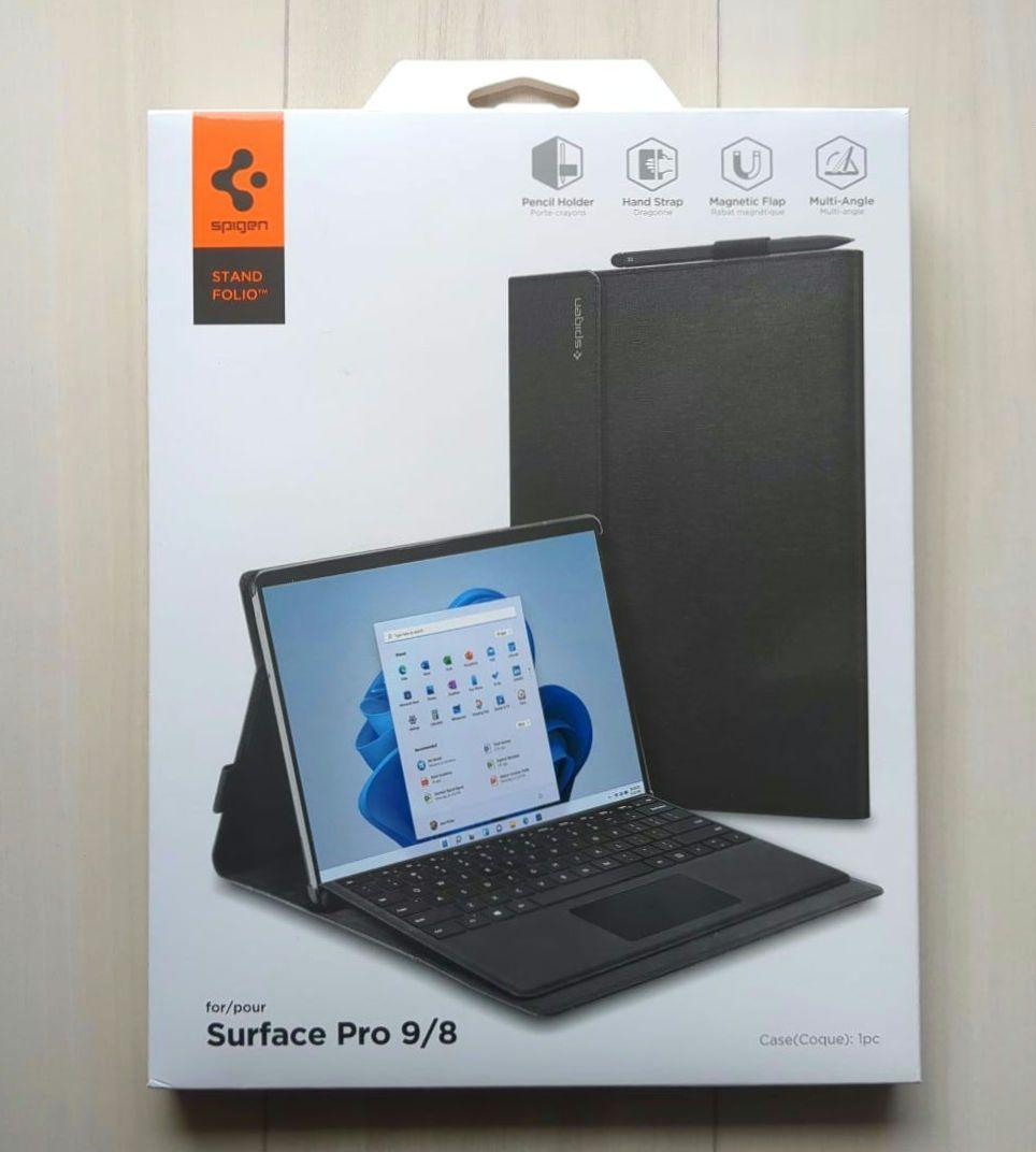 【Spigen】マイクロソフト Surface Pro ケース スタンド 傷防止