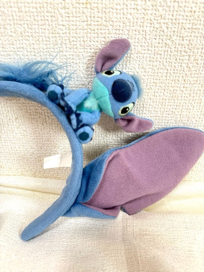 【即日発送】【廃盤品】スティッチ　カチューシャ　ぬいぐるみ　ディズニー