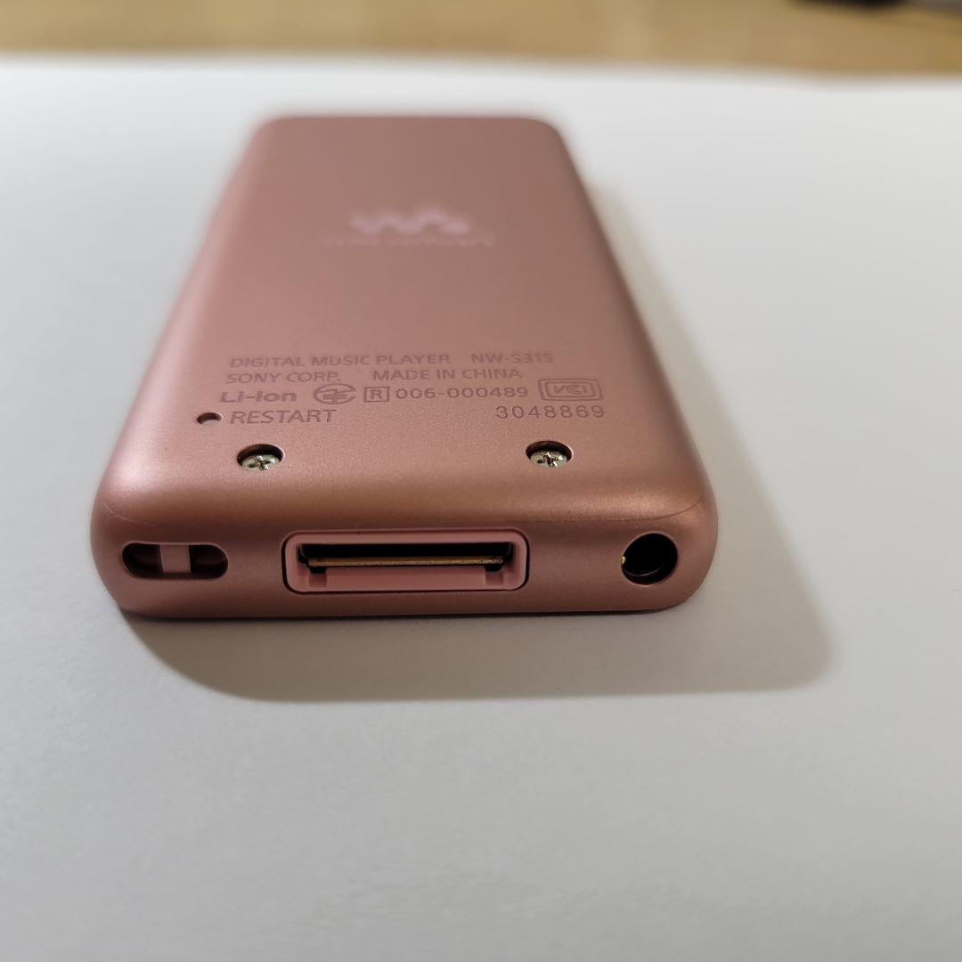 SONY　WALKMAN　NW-S315　ライトピンク