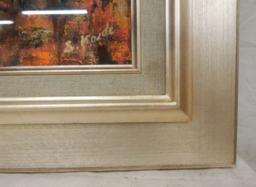 油彩 F8 アリゾナ バリーモニュメント サイン有り S.Koide