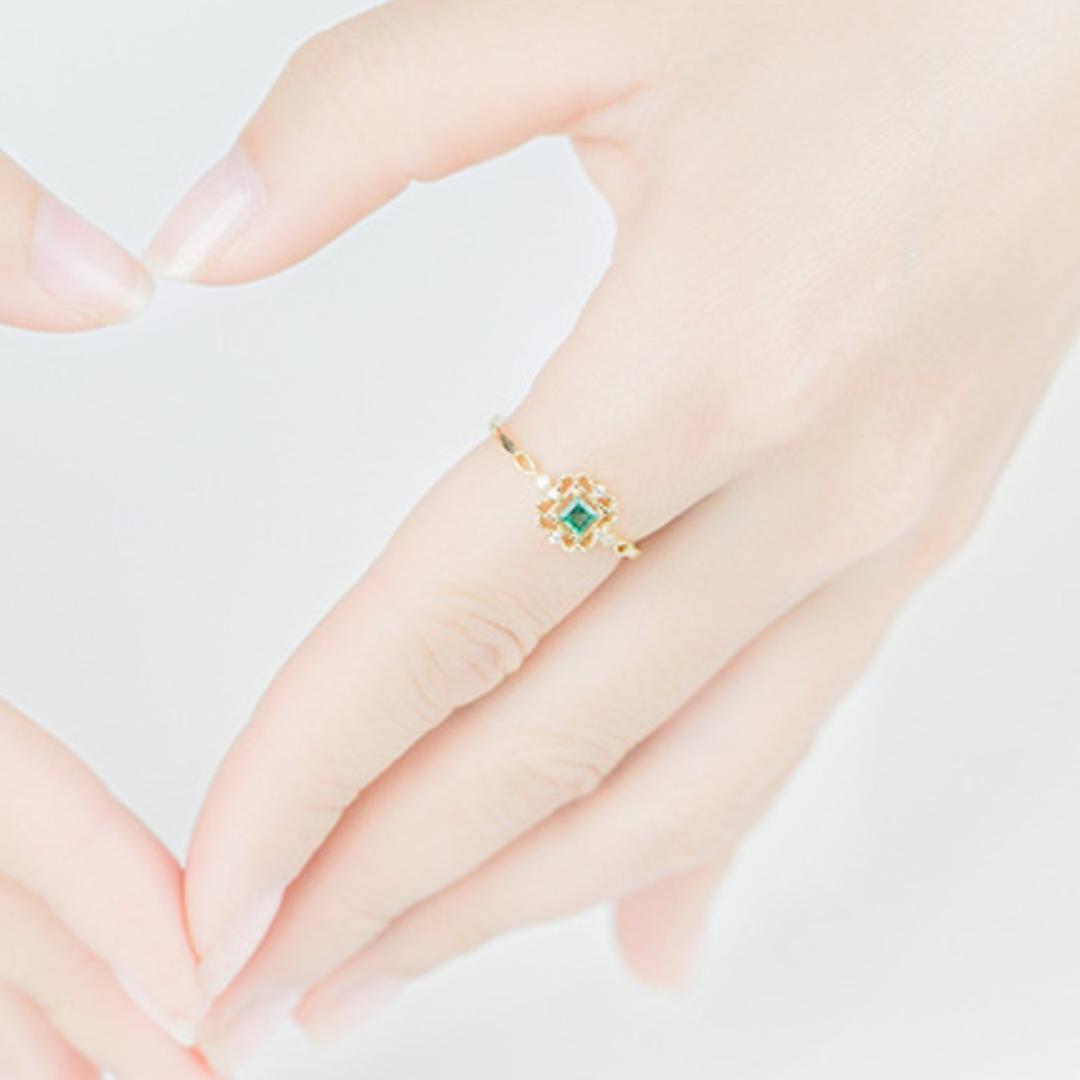 ＜受注制作＞透かしのリング　SILVER　0502