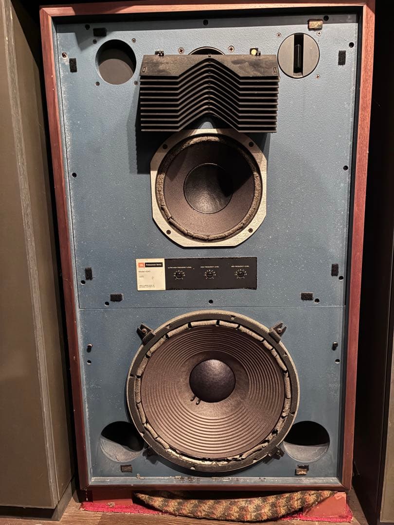 【中古 動作確認済 詳細は商品説明へ】JBL 4343スタジオモニター