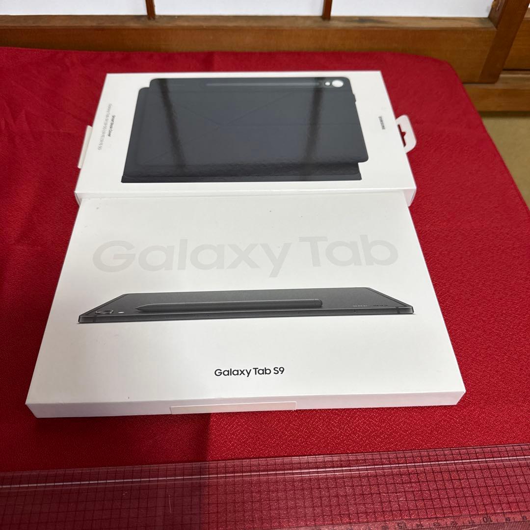 ほぼ未使用Samsung Galaxy Tab S9 純正カバーシートセット