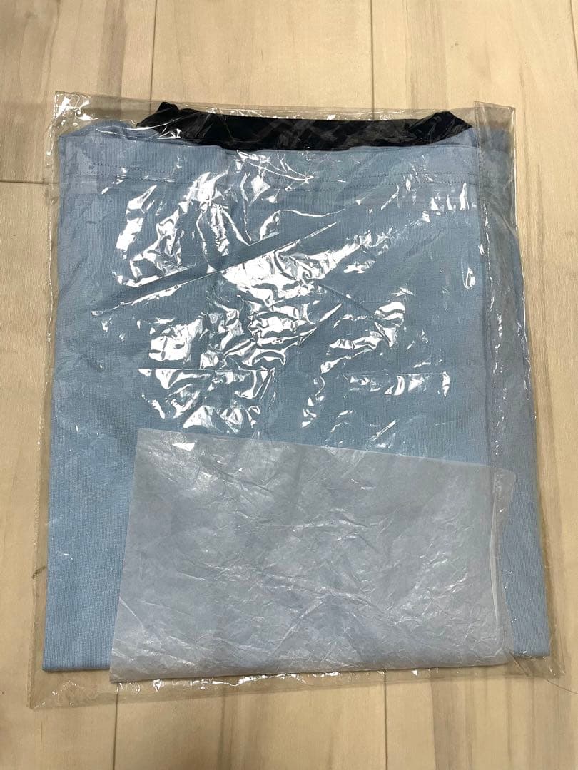 【新品未開封】Age factory リンガーTシャツ ブルー/Lサイズ