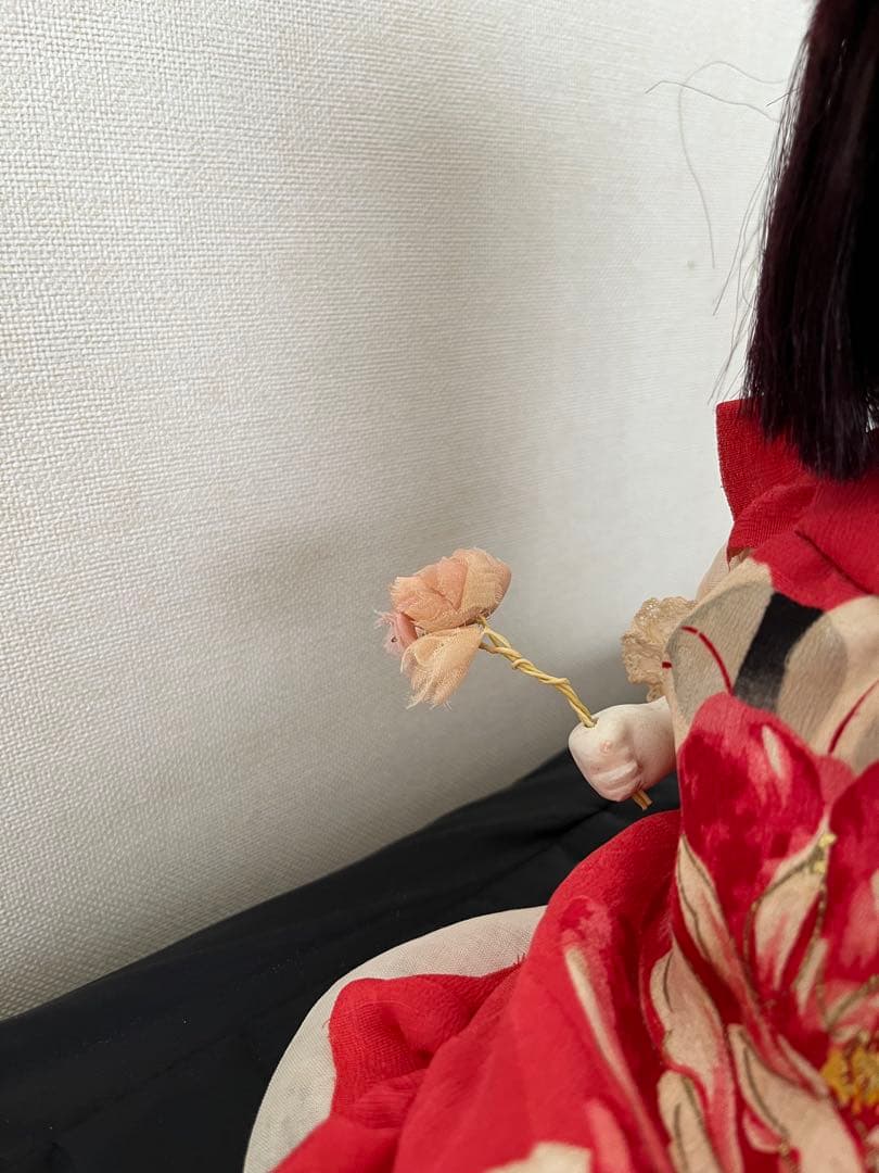 ▪️自由人形▪️関節のある市松人形▪️昭和▪️お着替えの着物付き