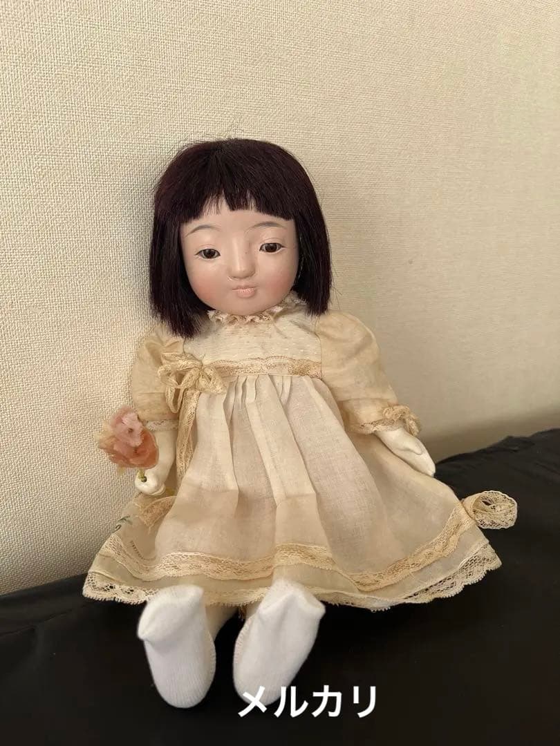▪️自由人形▪️関節のある市松人形▪️昭和▪️お着替えの着物付き