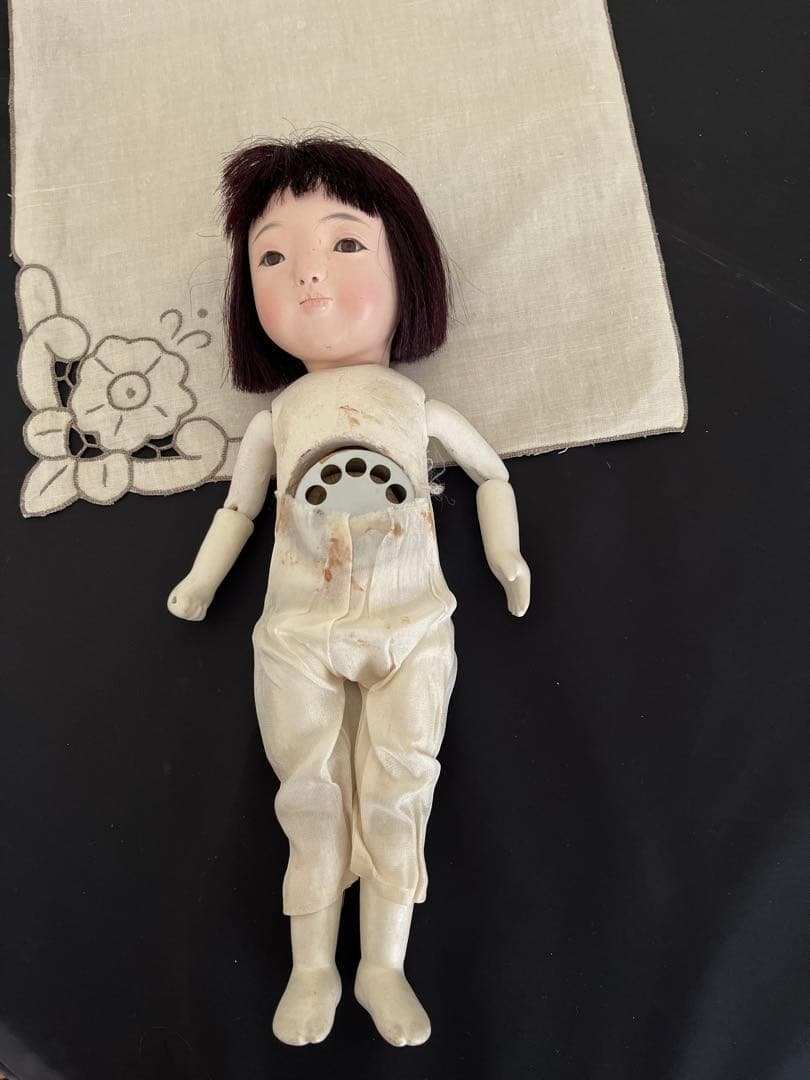 ▪️自由人形▪️関節のある市松人形▪️昭和▪️お着替えの着物付き