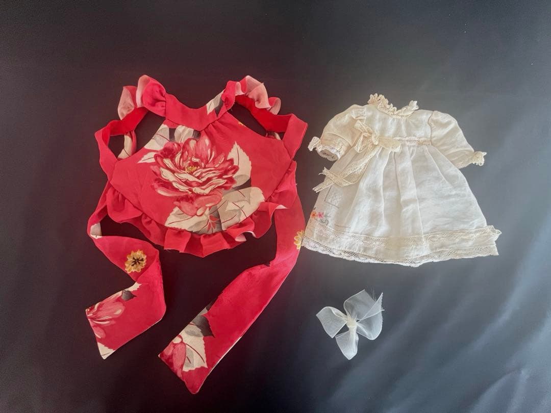 ▪️自由人形▪️関節のある市松人形▪️昭和▪️お着替えの着物付き