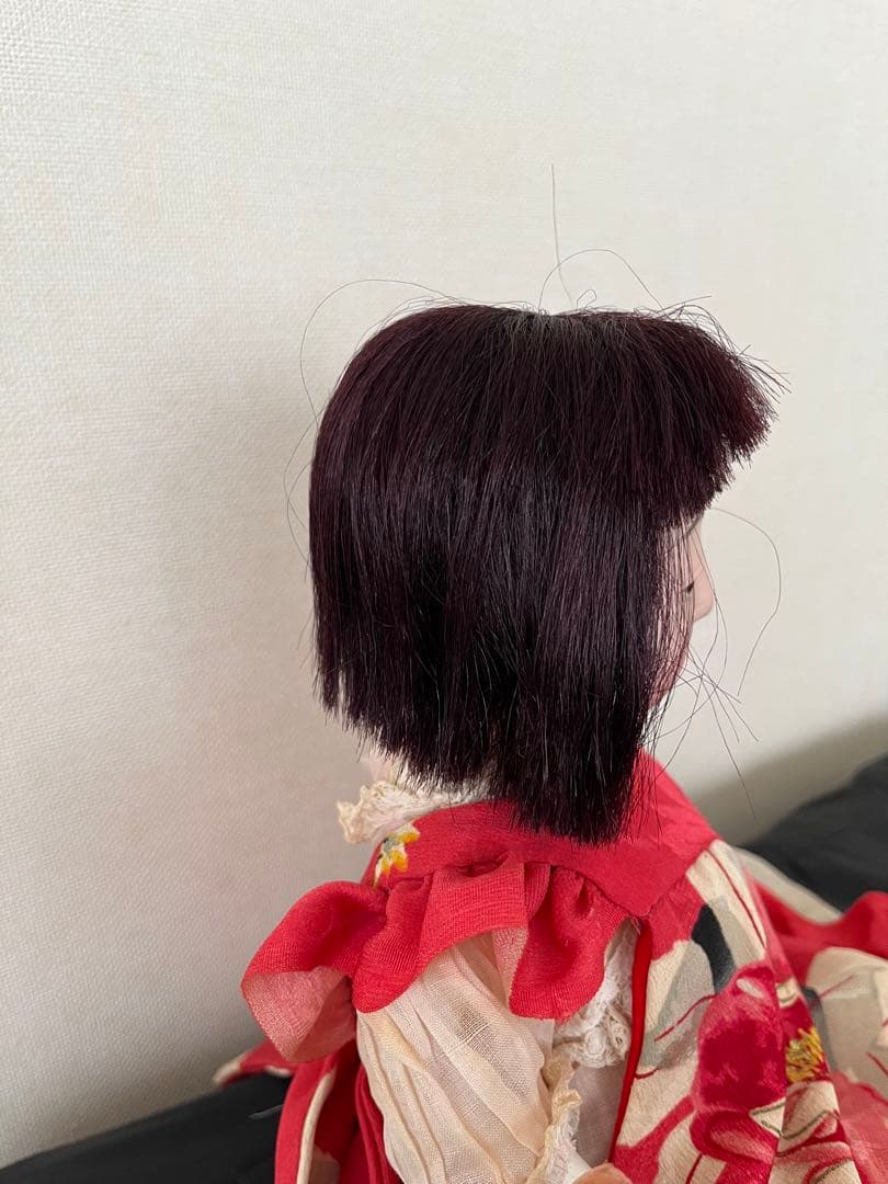 ▪️自由人形▪️関節のある市松人形▪️昭和▪️お着替えの着物付き