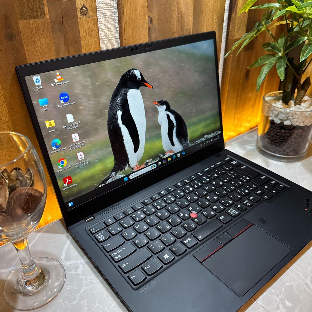 美品最高峰i7‼️ThinkPadX1☘メモリ16☘SSD512G☘ノートパソコン