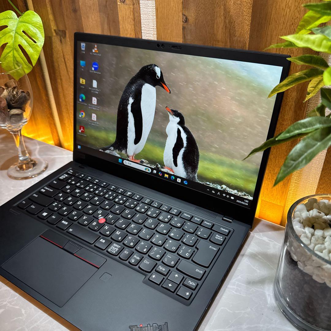 美品最高峰i7‼️ThinkPadX1☘メモリ16☘SSD512G☘ノートパソコン