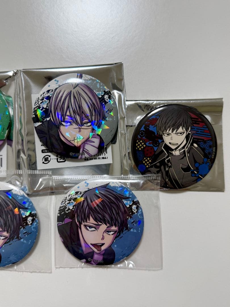 桃源暗鬼 缶バッジ 矢颪碇 皇后崎迅 淀川真澄 遊摺部従児