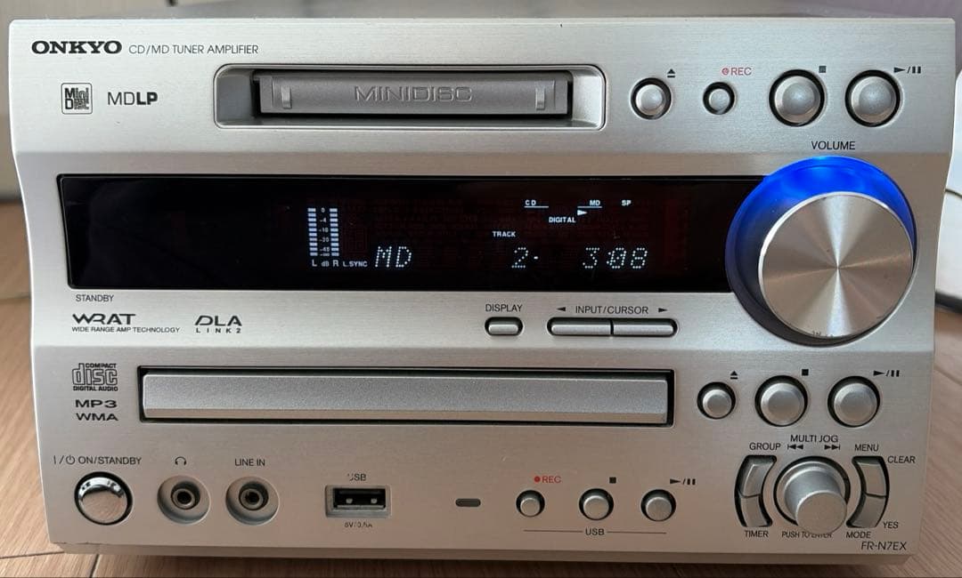 ONKYO FR-N7EX CD/MDチューナーアンプ　動作品