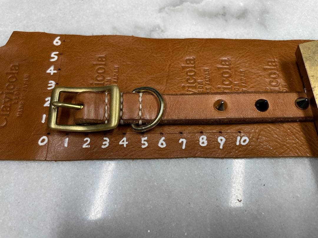 【CDO-SLHG16RCCB〈TN〉】犬の首輪〈サイズ「XXS」〉牛革　人気