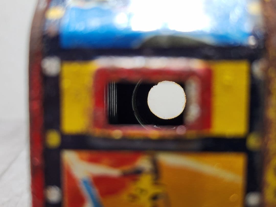 サクマ ドロップス 空き缶 8ミリカメラ風 昭和レトロ 当時物