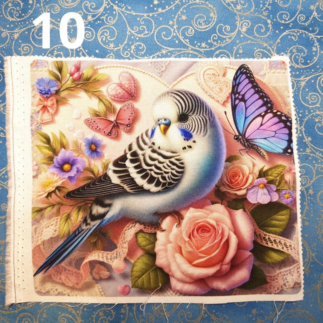 オーダーページ　ハンカチ　とり柄　ハンドメイド2/16　再出品