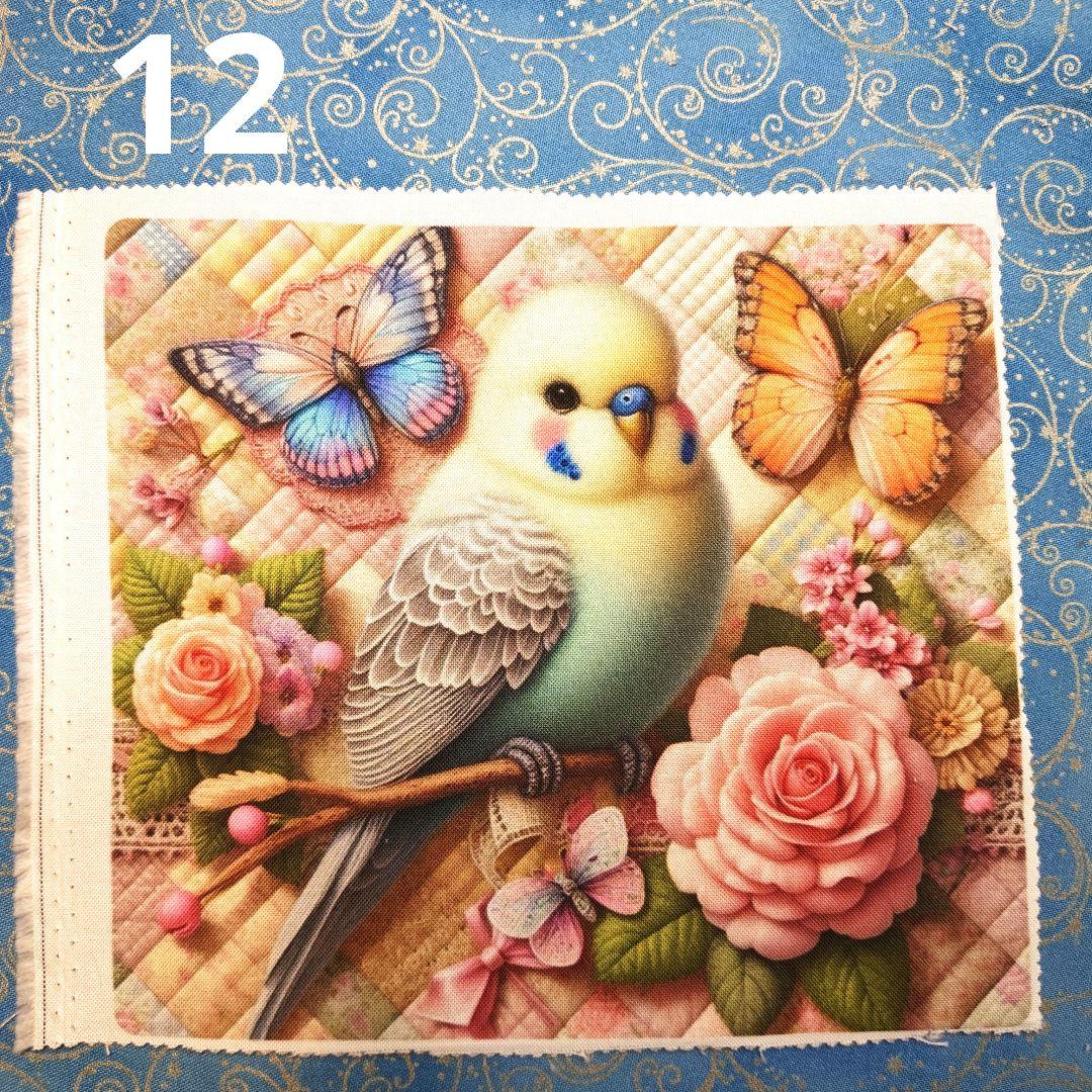 オーダーページ　ハンカチ　とり柄　ハンドメイド2/16　再出品