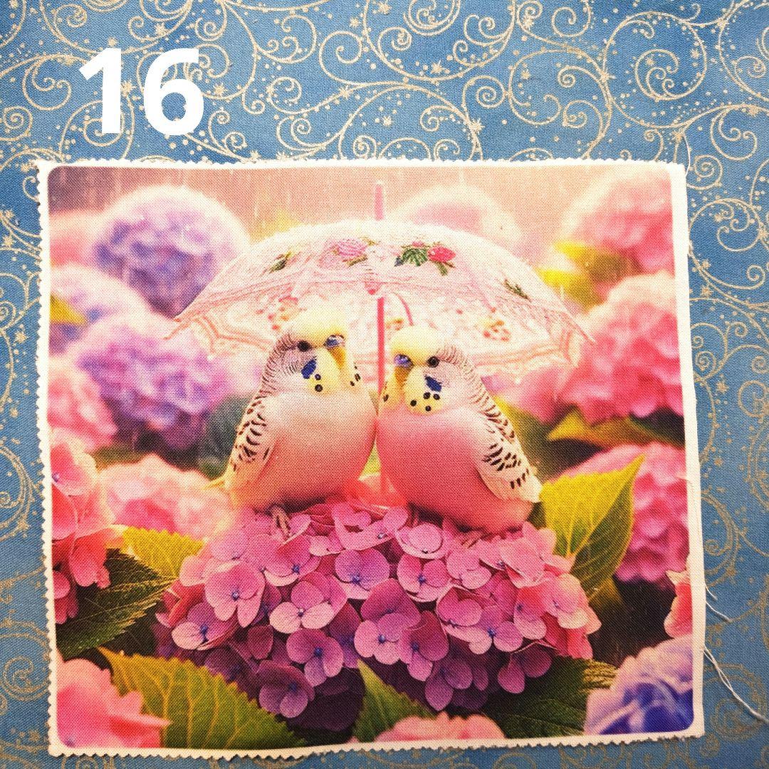 オーダーページ　ハンカチ　とり柄　ハンドメイド2/16　再出品