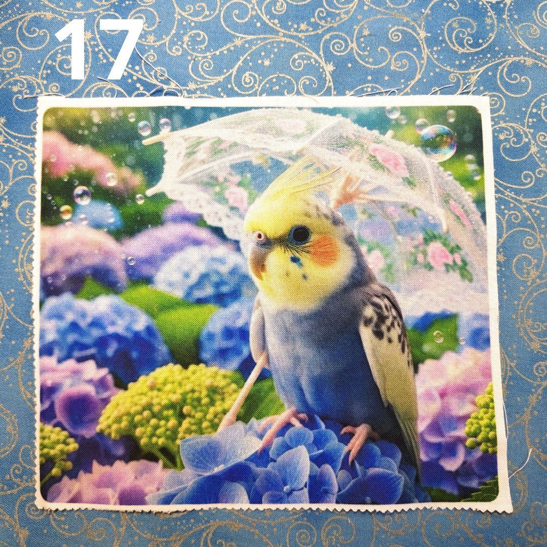 オーダーページ　ハンカチ　とり柄　ハンドメイド2/16　再出品