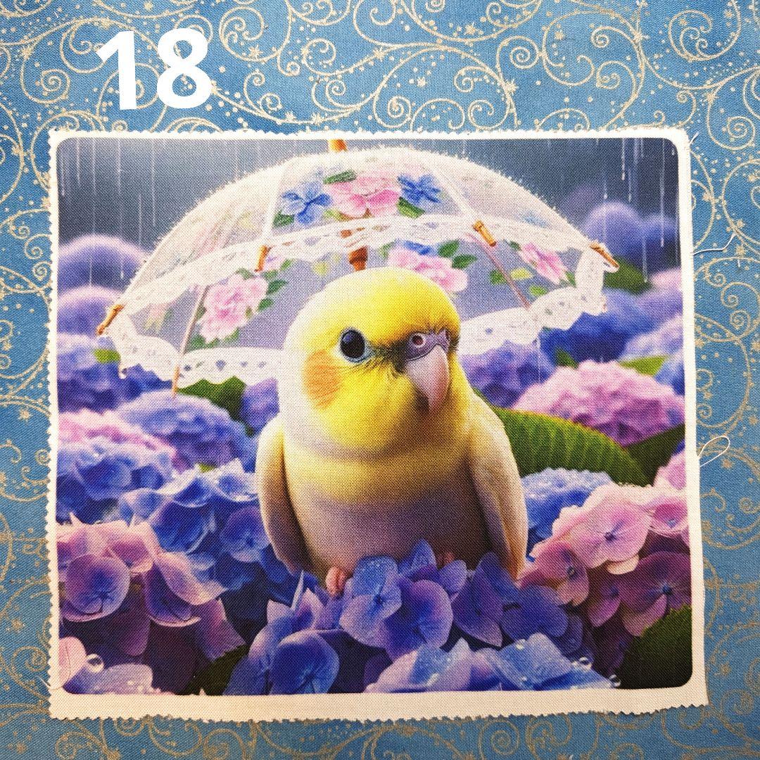 オーダーページ　ハンカチ　とり柄　ハンドメイド2/16　再出品