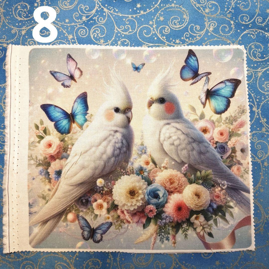 オーダーページ　ハンカチ　とり柄　ハンドメイド2/16　再出品