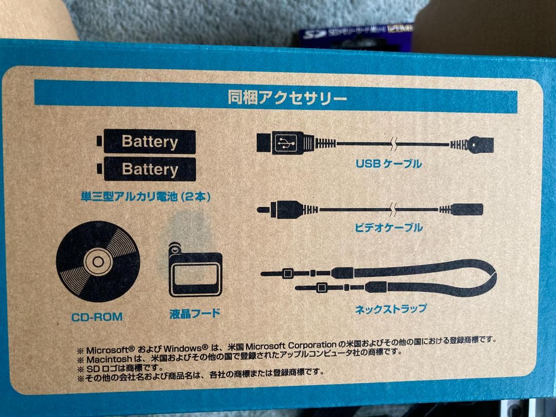 デジタルカメラ 現場監督 DG-4W＋128MBSDカード