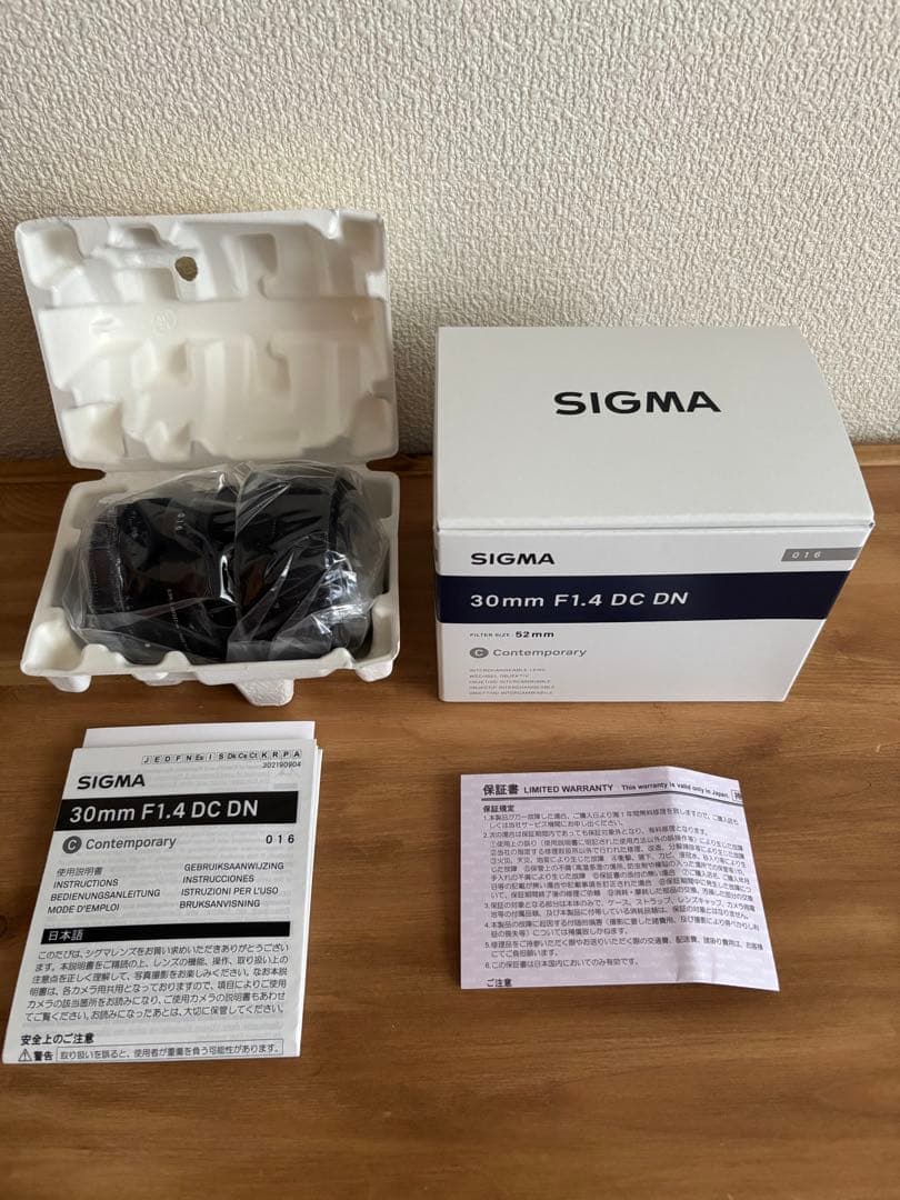 新品 シグマ SIGMA 30mm F1.4 DC DN ソニーE-mount
