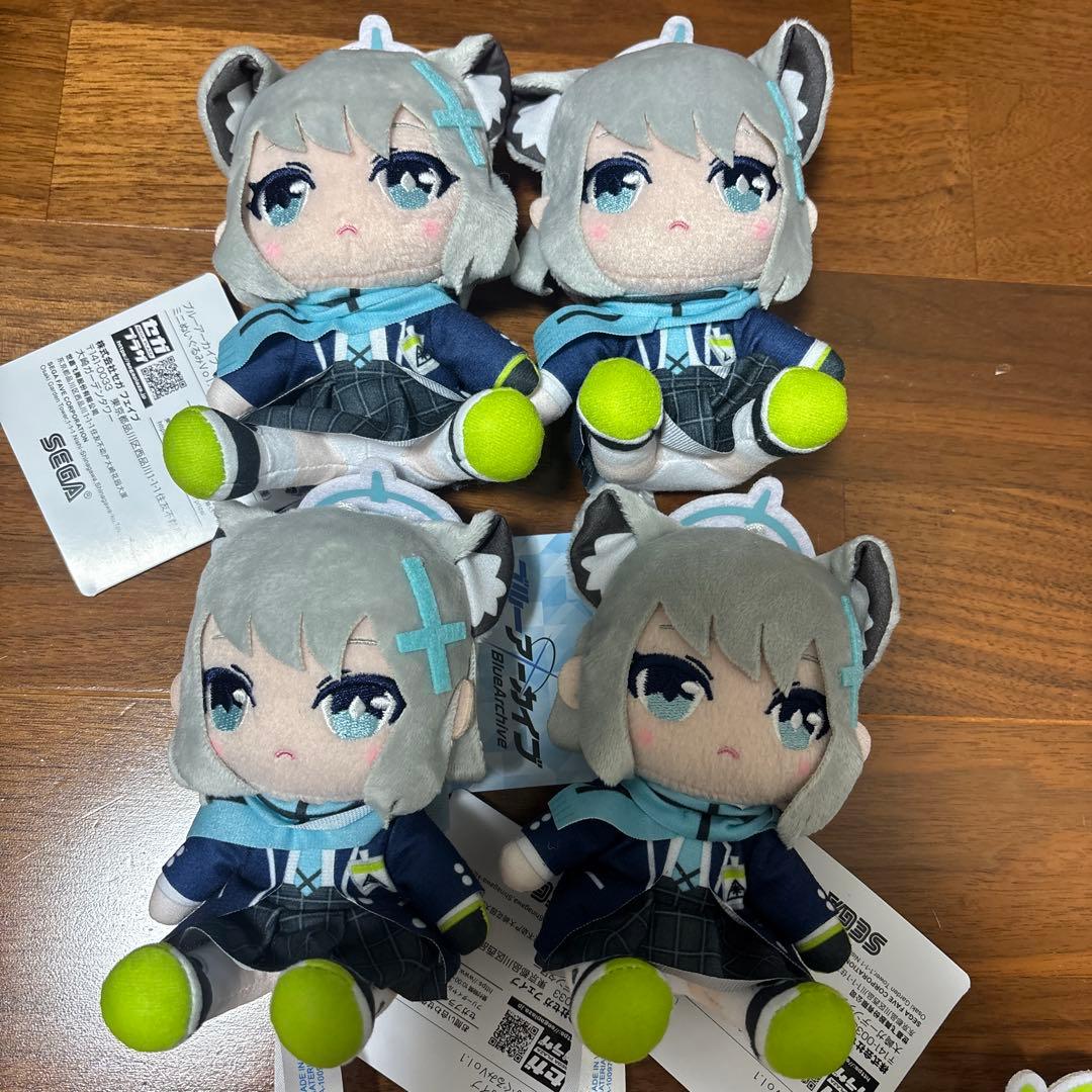 【新品】 ブルーアーカイブミニぬいぐるみ ９種合計２１体まとめ売り