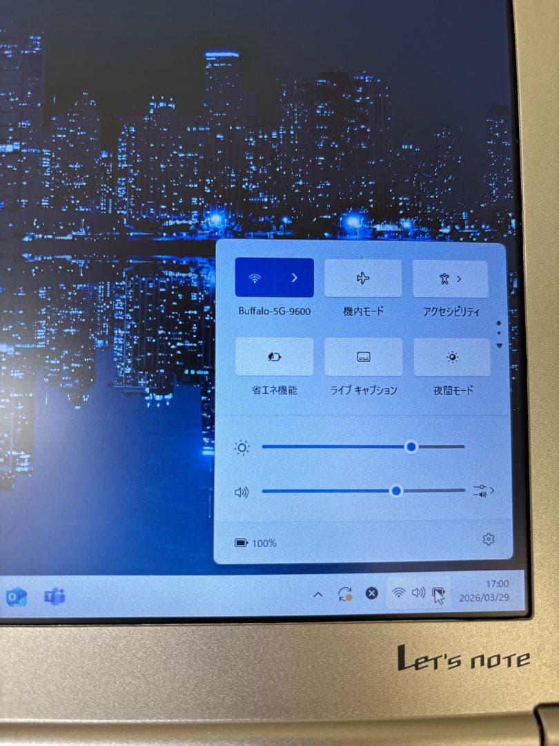 【メモリ8GB/SSD】Panasonic レッツノート CF-SX4Win11