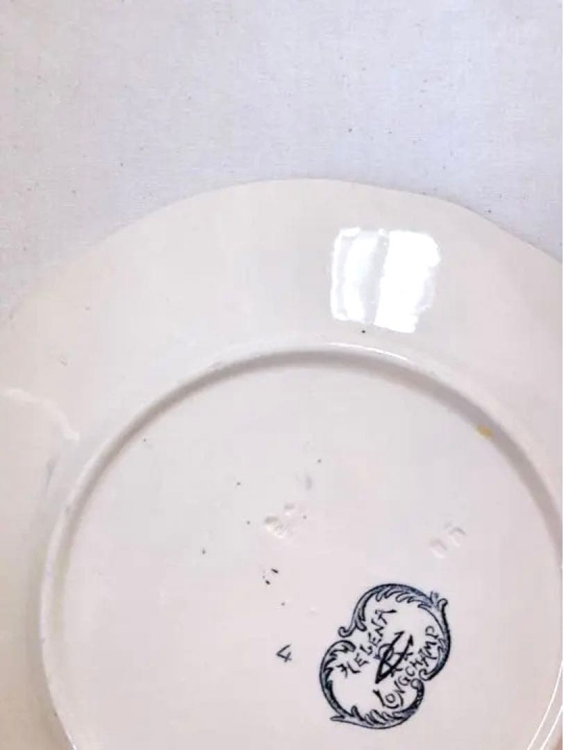 フランスアンティーク　Longchamp helenaシリーズプレート①