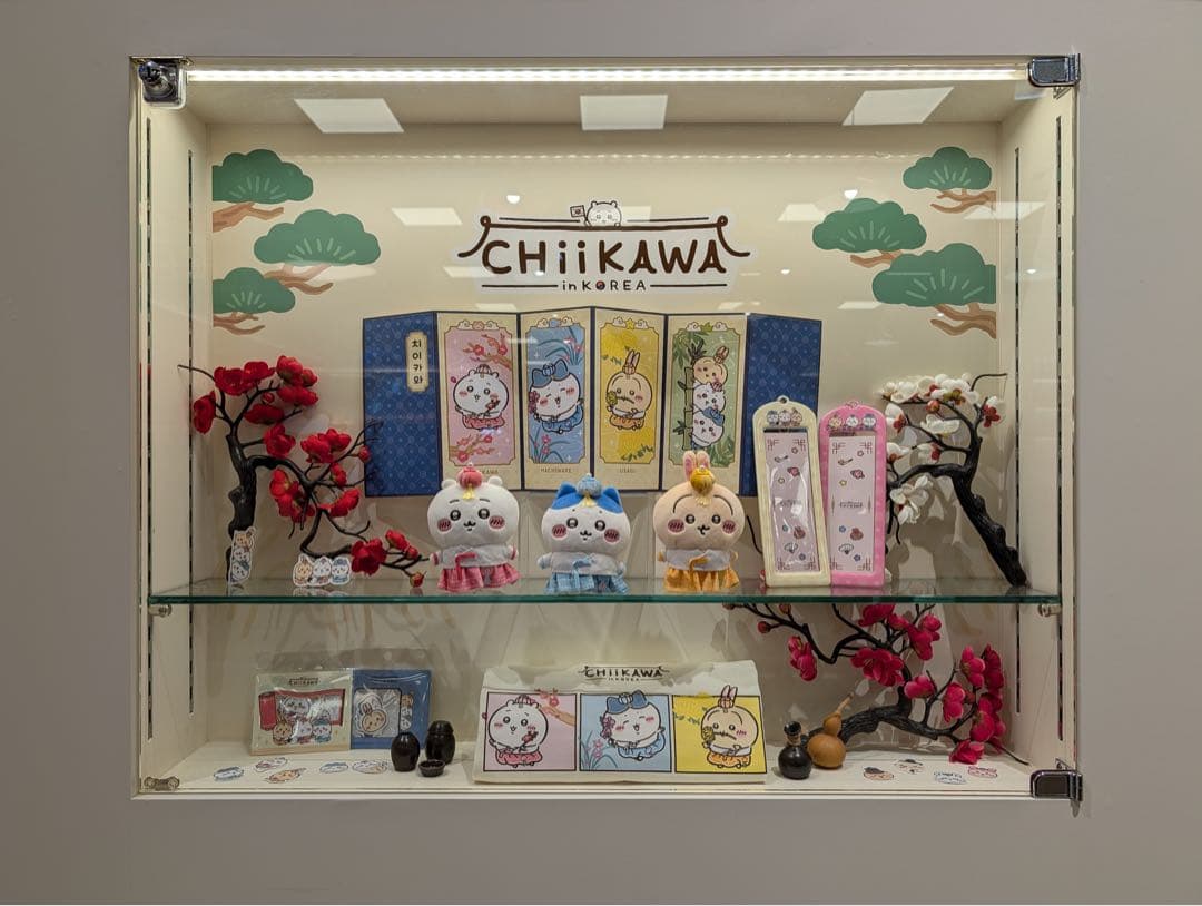 【韓国限定版】ちいかわ チマチョゴリ マスコット ぬいぐるみ セット　おまけ付き