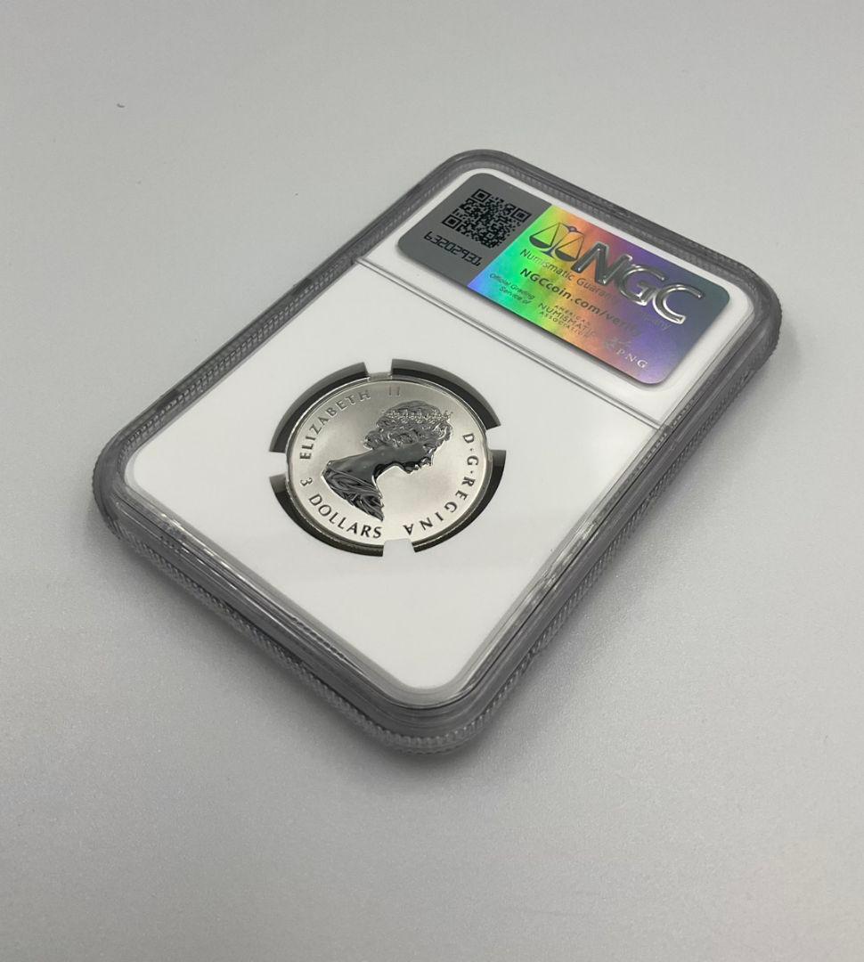 2025 カナダ メイプルリーフ 3ドル 銀貨 NGC Rプルーフ PF70