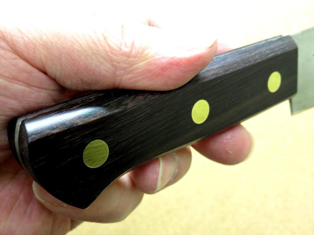 関の刃物 頭オトシ 235mm 正広別作 ハガネ 特殊包丁 肉解体 右利き 片刃