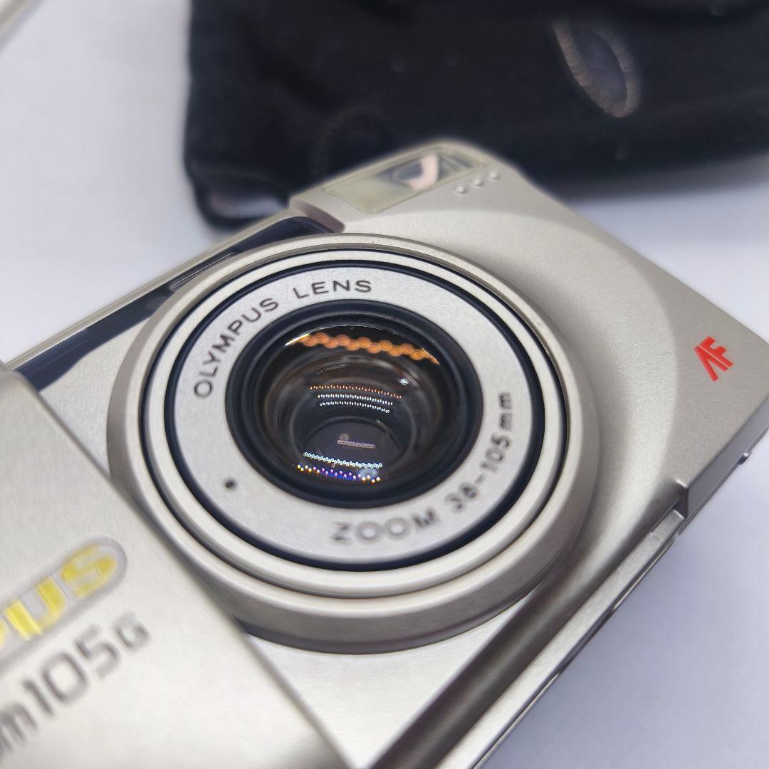【美品】オリンパス SUPER ZOOM 105G コンパクトフィルムカメラ