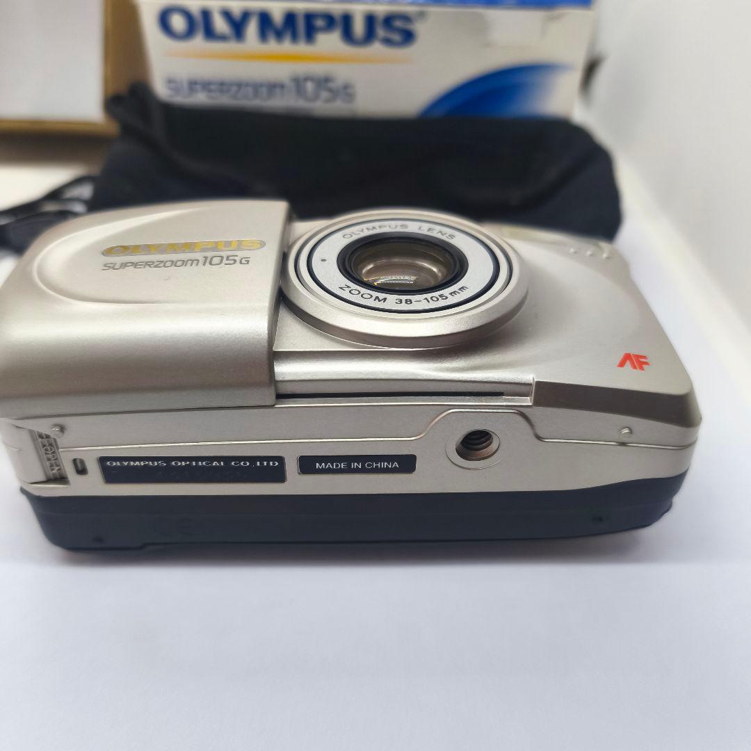 【美品】オリンパス SUPER ZOOM 105G コンパクトフィルムカメラ