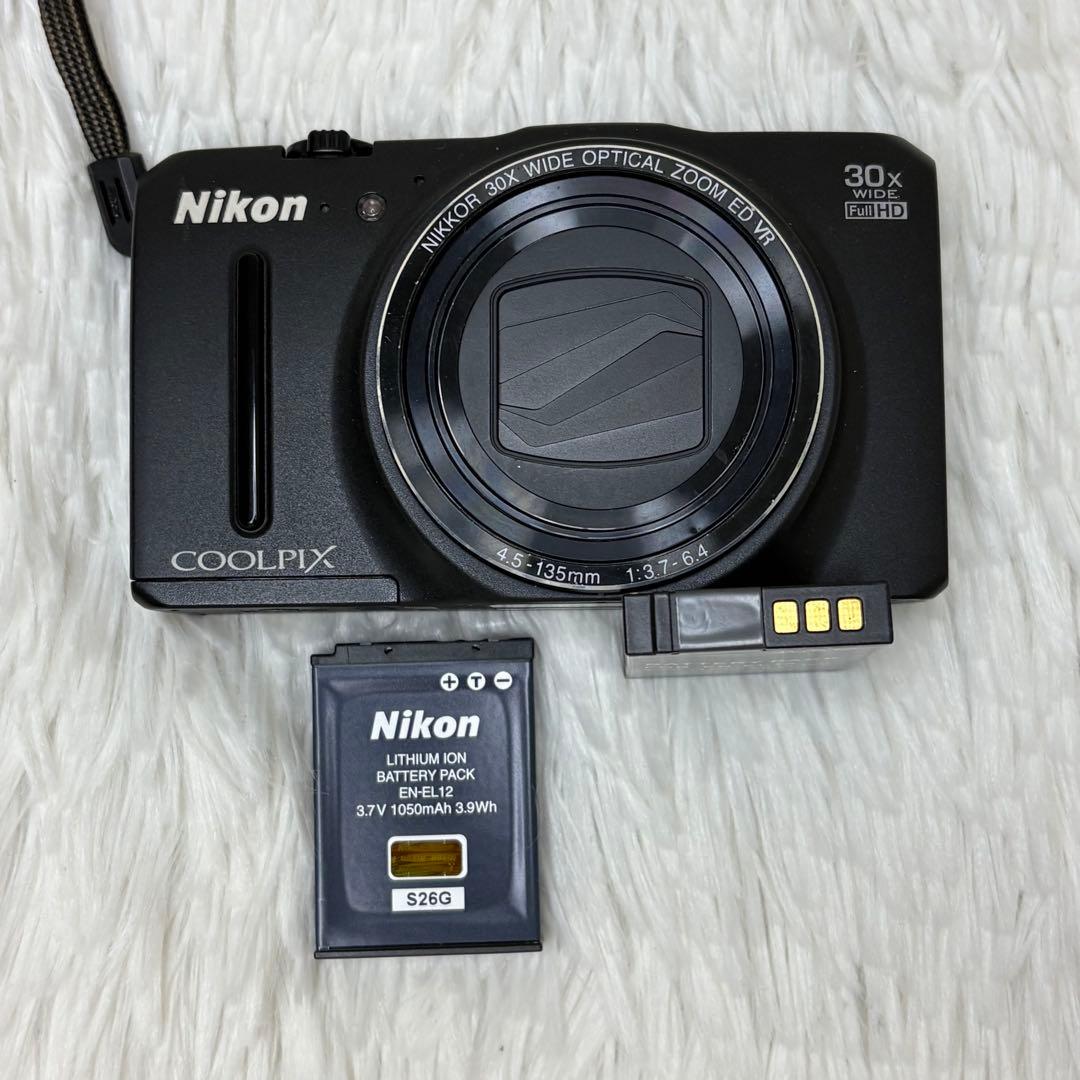 Nikon COOLPIX S9700 ブラック　コンデジ　動作品