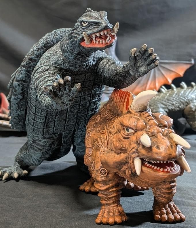 昭和ガメラ＆対戦怪獣（エクスプラス）ソフビフィギュア５体セット