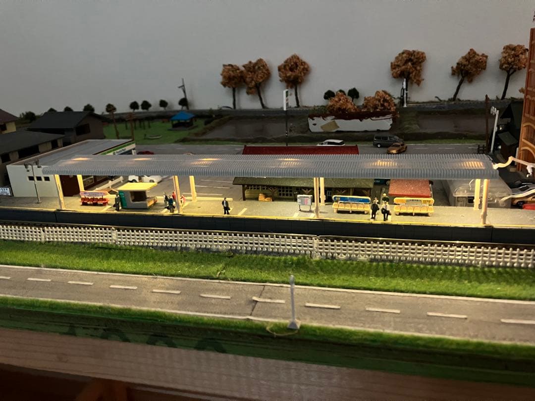 Nゲージ 鉄道模型 昭和の駅と街並み ジオラマ トミックス KATO 鉄道
