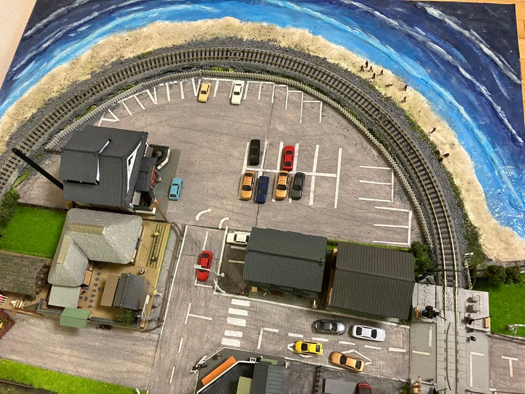 Nゲージ 鉄道模型 昭和の駅と街並み ジオラマ トミックス KATO 鉄道