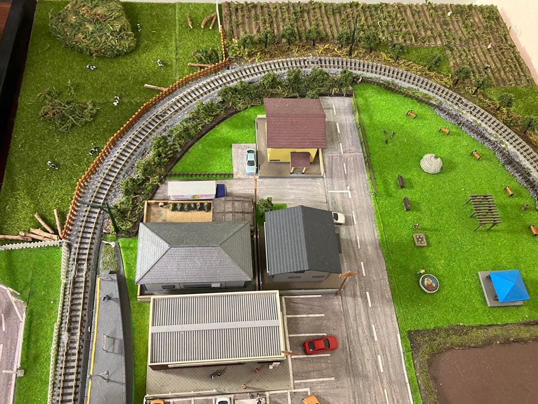 Nゲージ 鉄道模型 昭和の駅と街並み ジオラマ トミックス KATO 鉄道