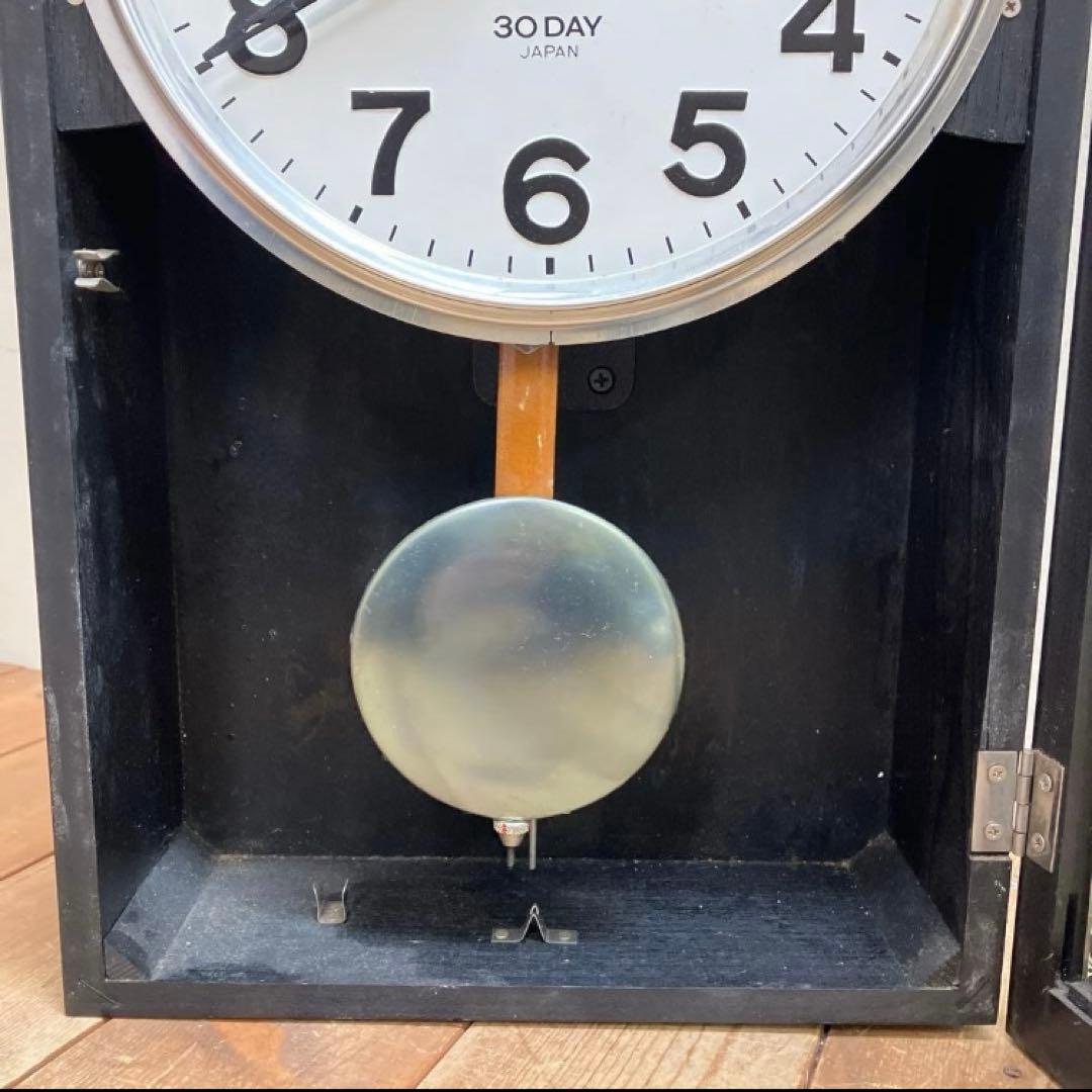 E-2 ジャンク品 昭和レトロ セイコー SEIKO 1か月巻掛時計 振り子時計